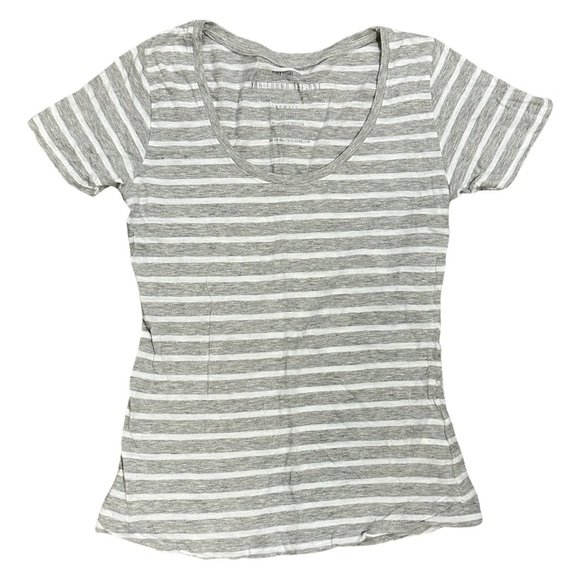 Cotton On Tops - XS Cotton On grey and white striped tee